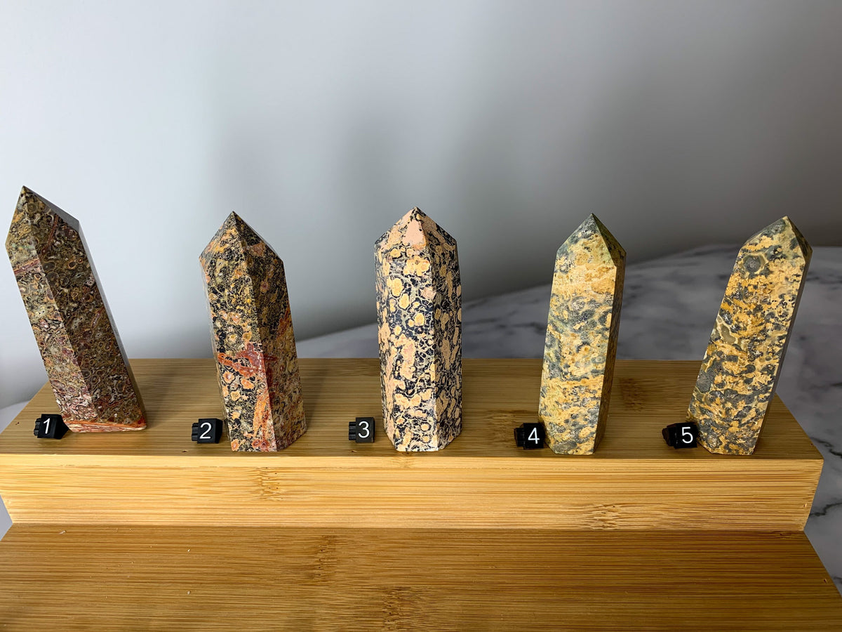 Leopard Skin Jasper Tower