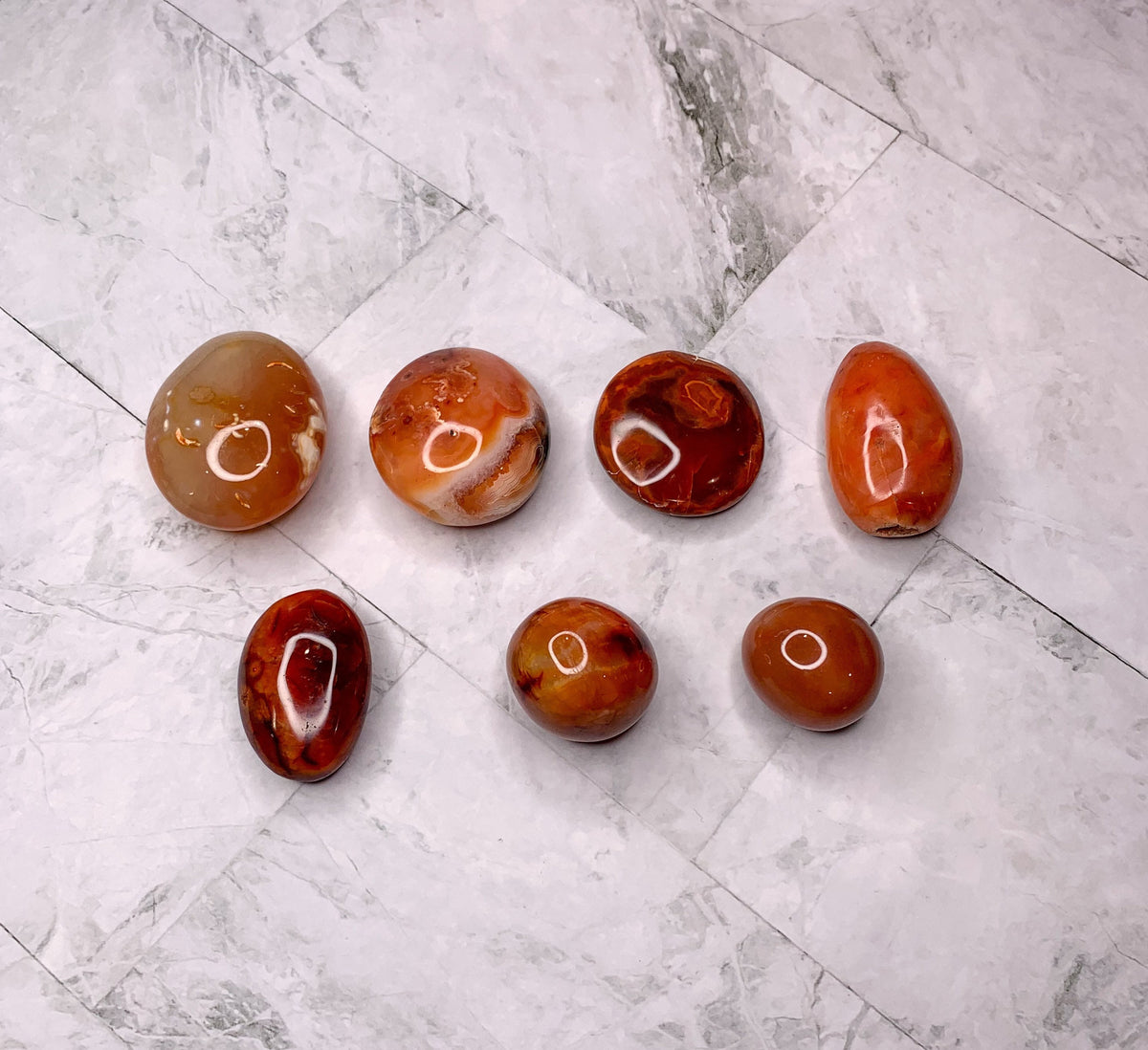 Carnelian Palm Stone