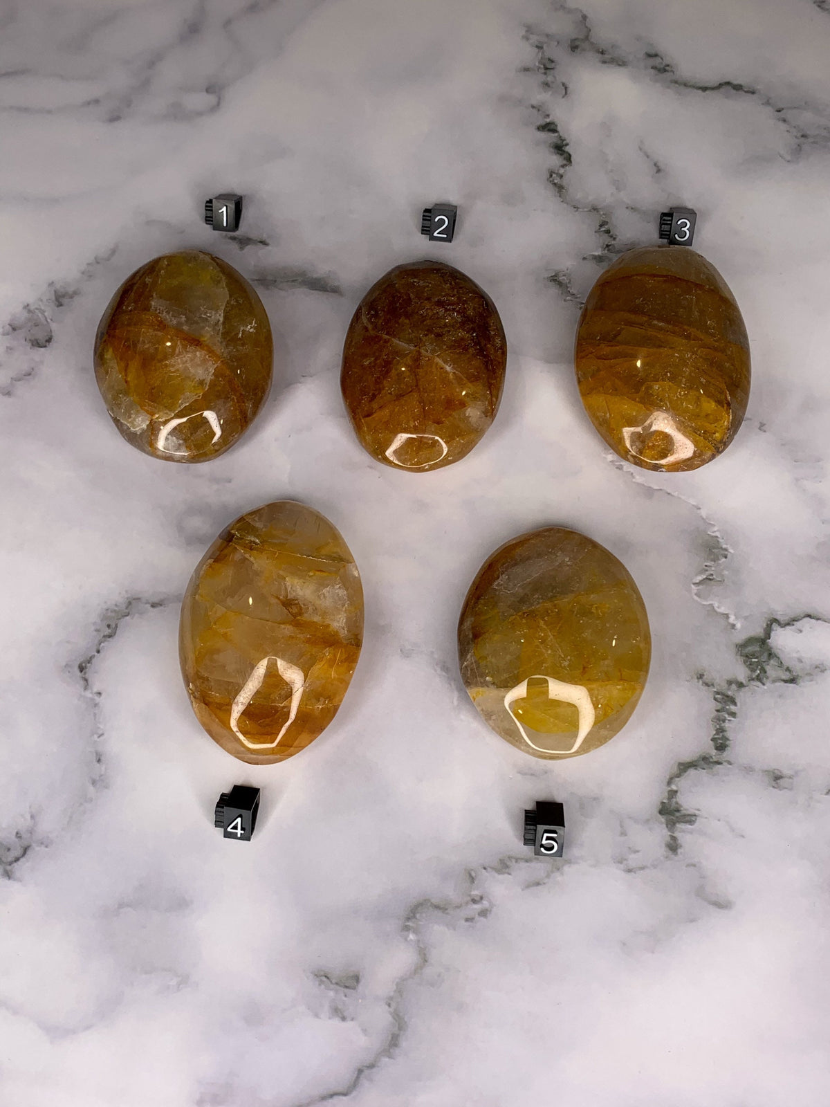 Golden Healer Palm Stone