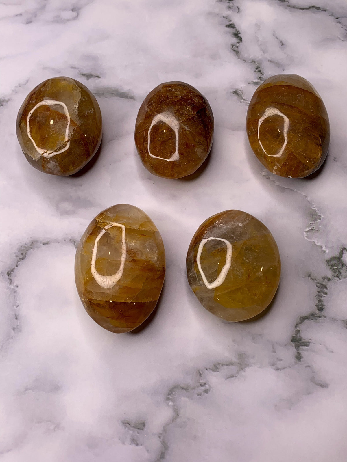 Golden Healer Palm Stone