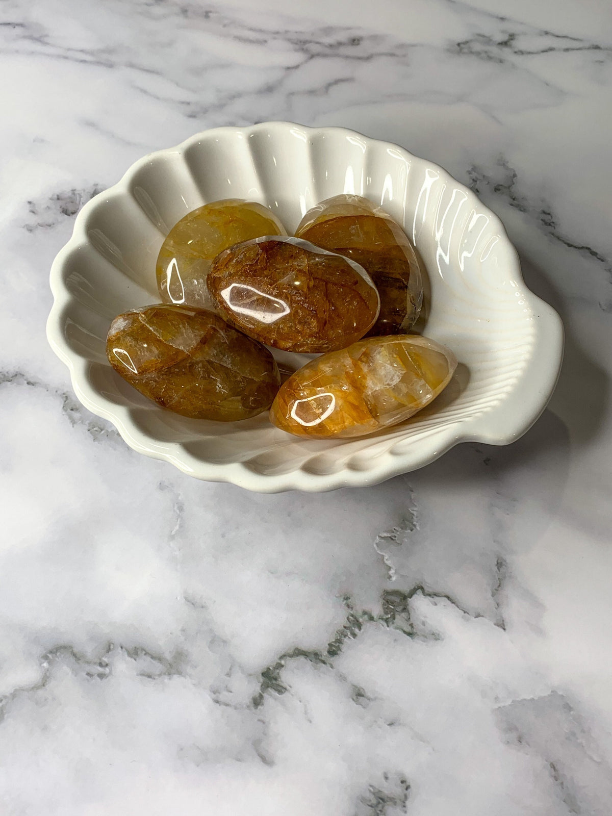 Golden Healer Palm Stone