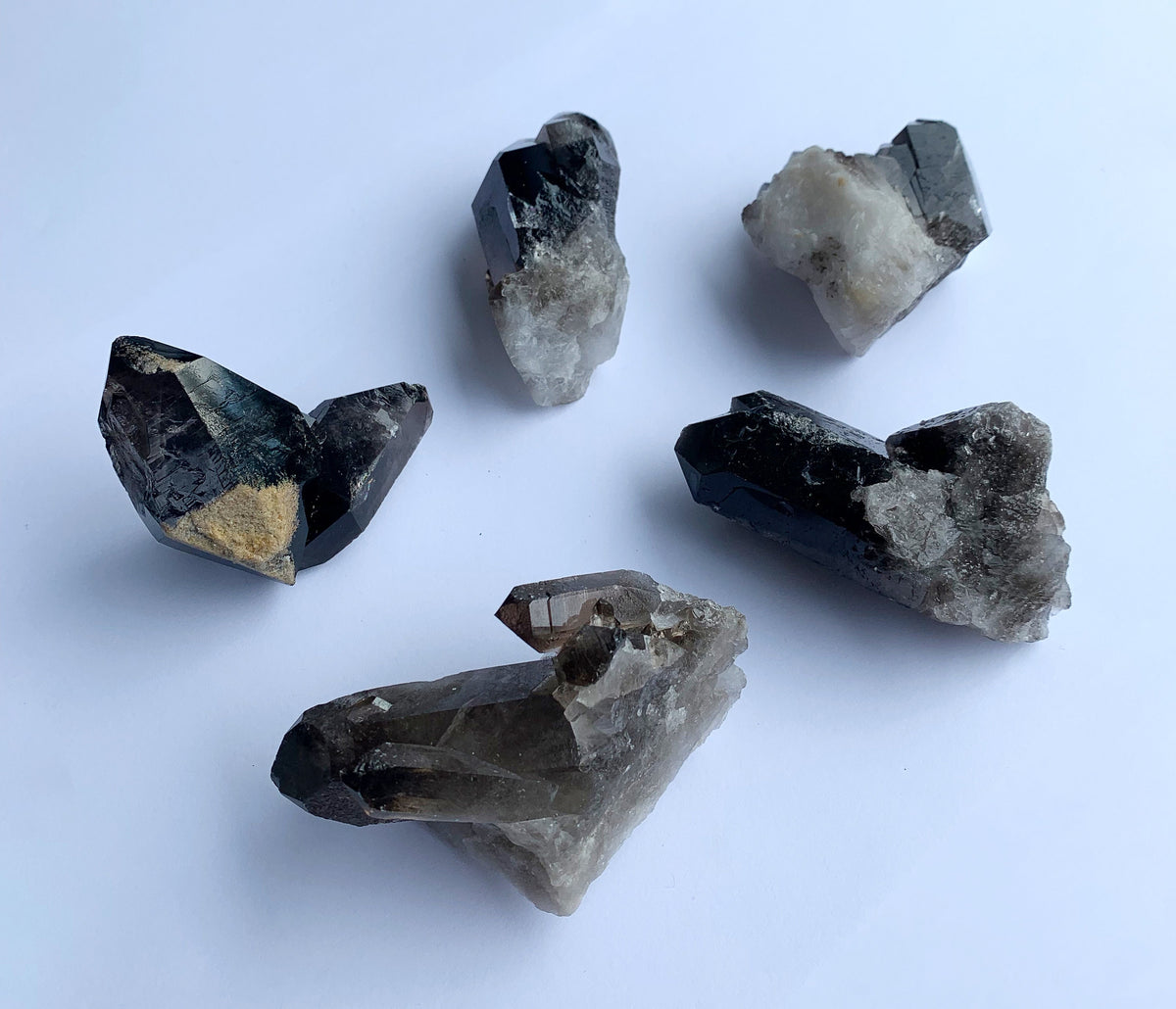 Smoky Quartz Cluster