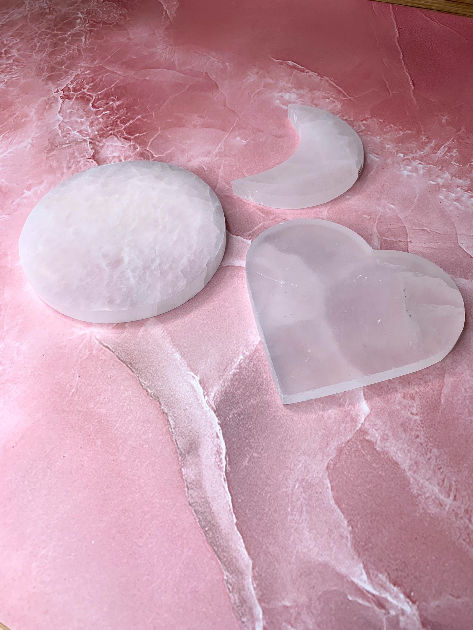 Selenite Charging Plates