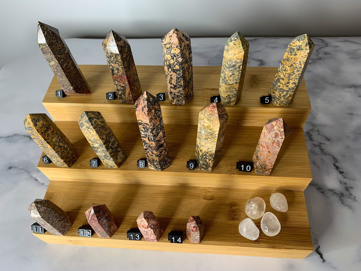 Leopard Skin Jasper Tower