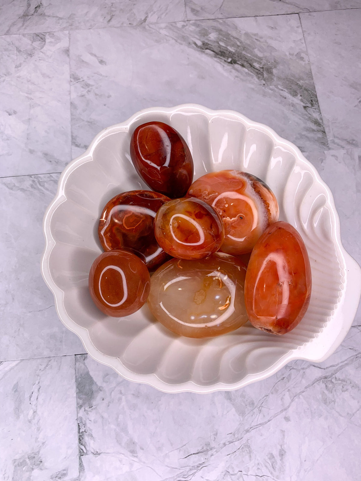 Carnelian Palm Stone