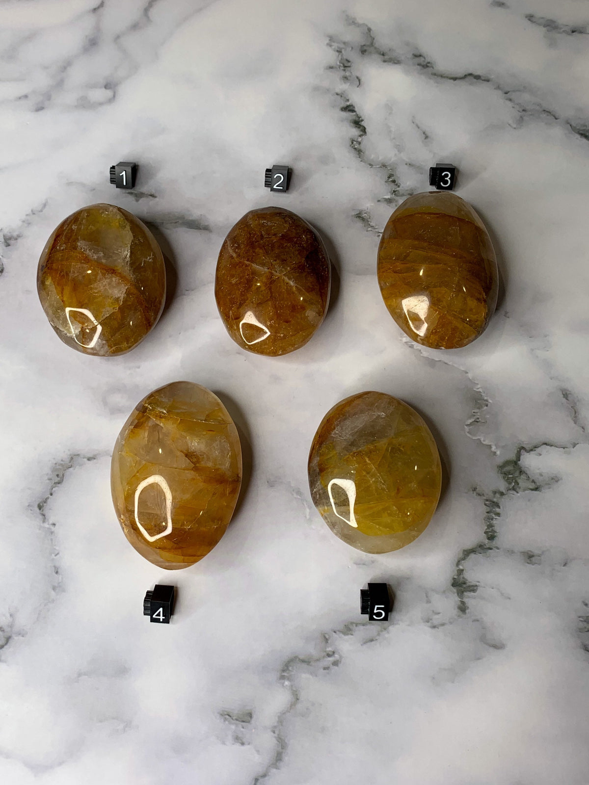 Golden Healer Palm Stone