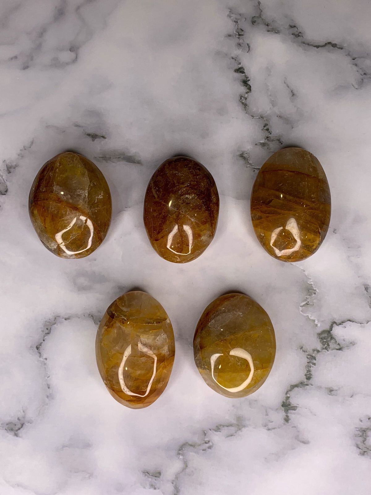 Golden Healer Palm Stone