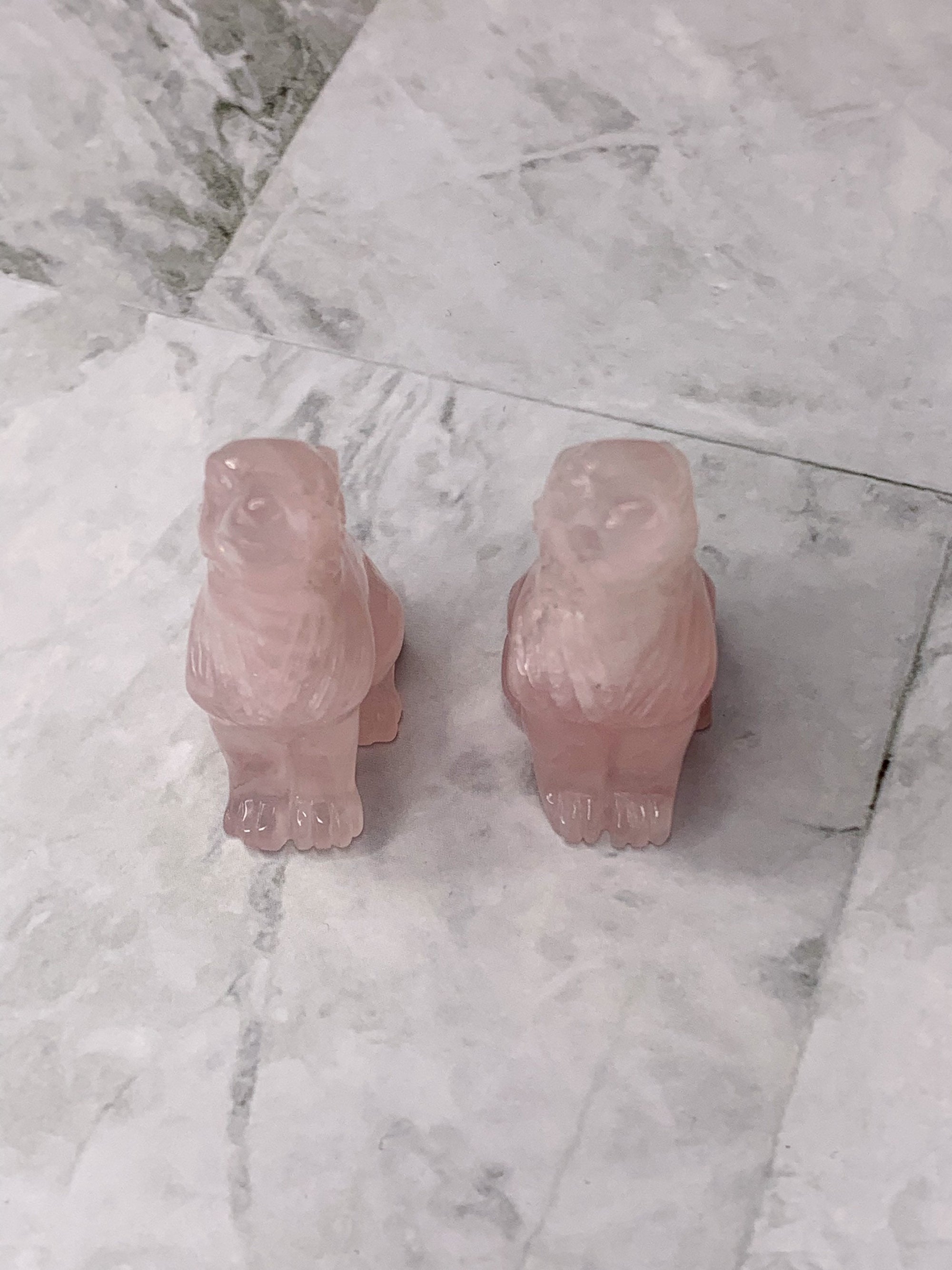 Rose Quartz Wolf