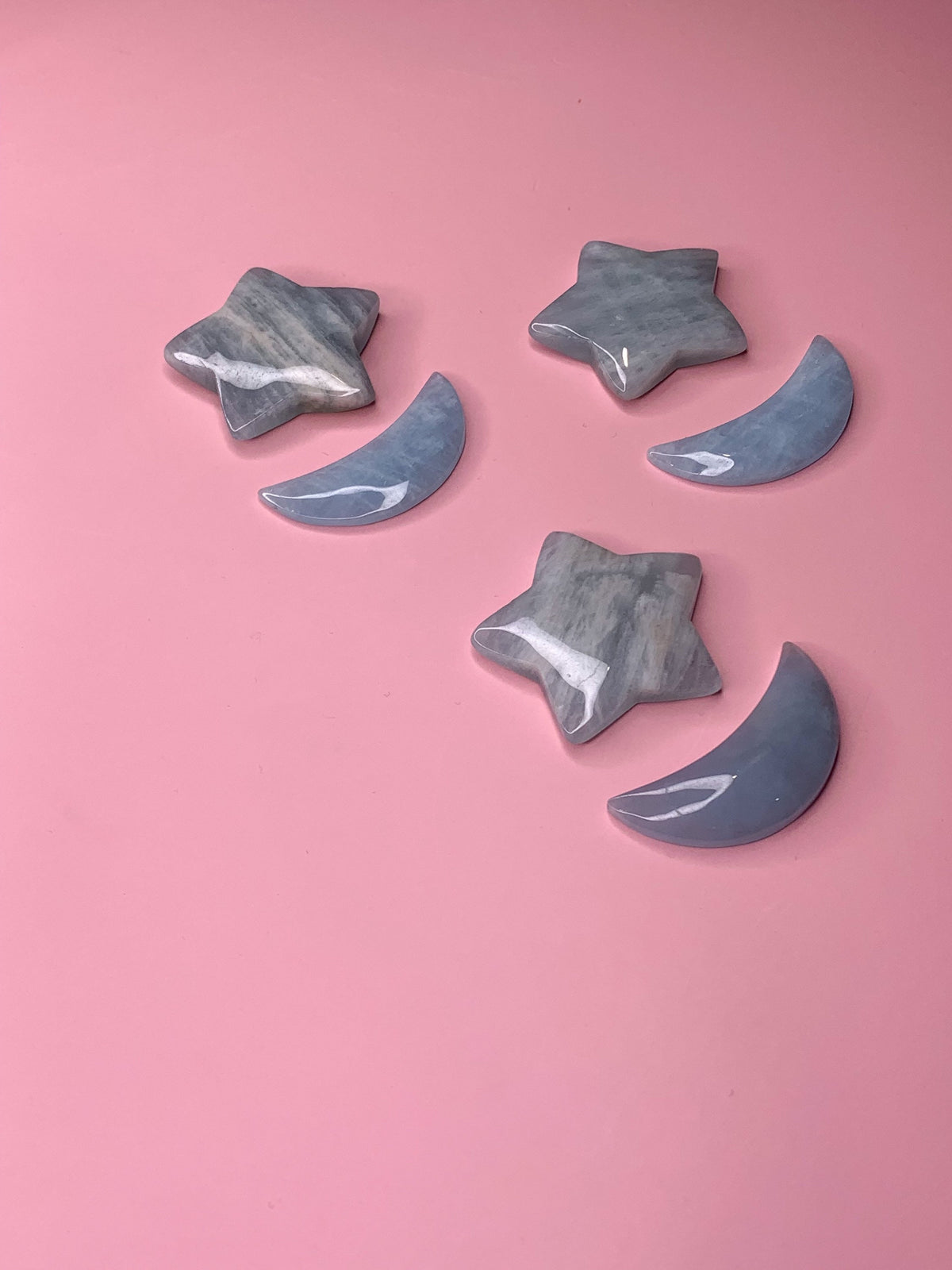 Aquamarine Star and Moon