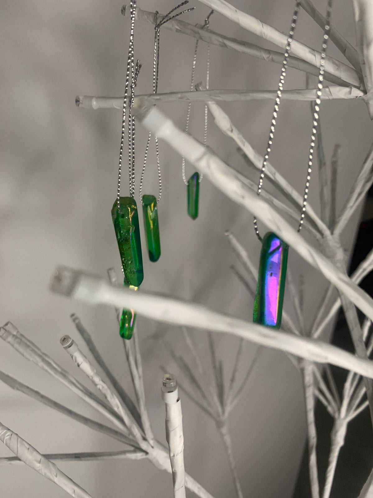 Aura Quartz Mixed Christmas Decorations