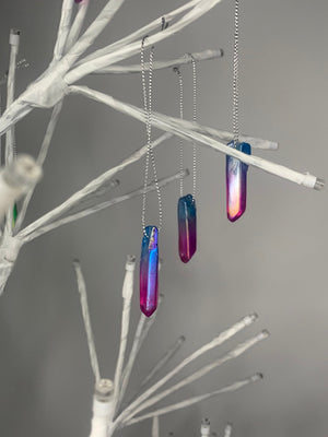Aura Quartz Mixed Christmas Decorations
