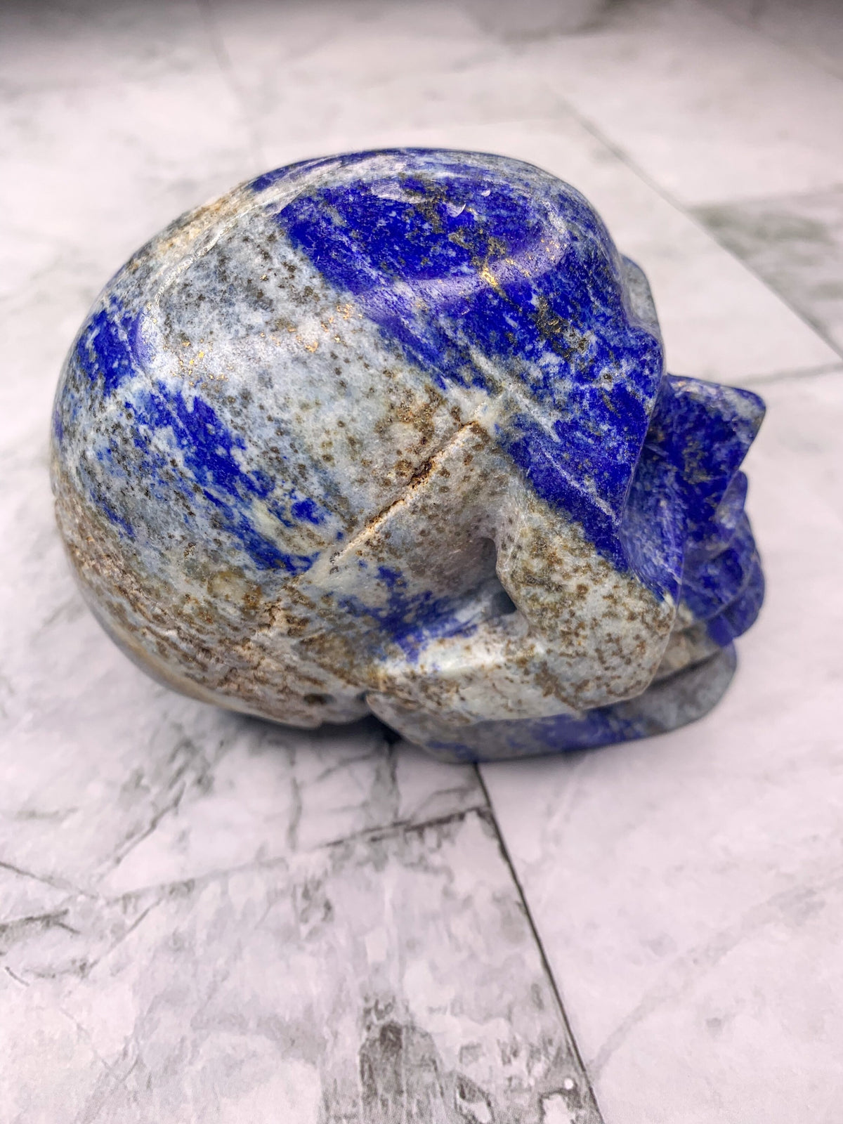 Lapis Lazuli Skull