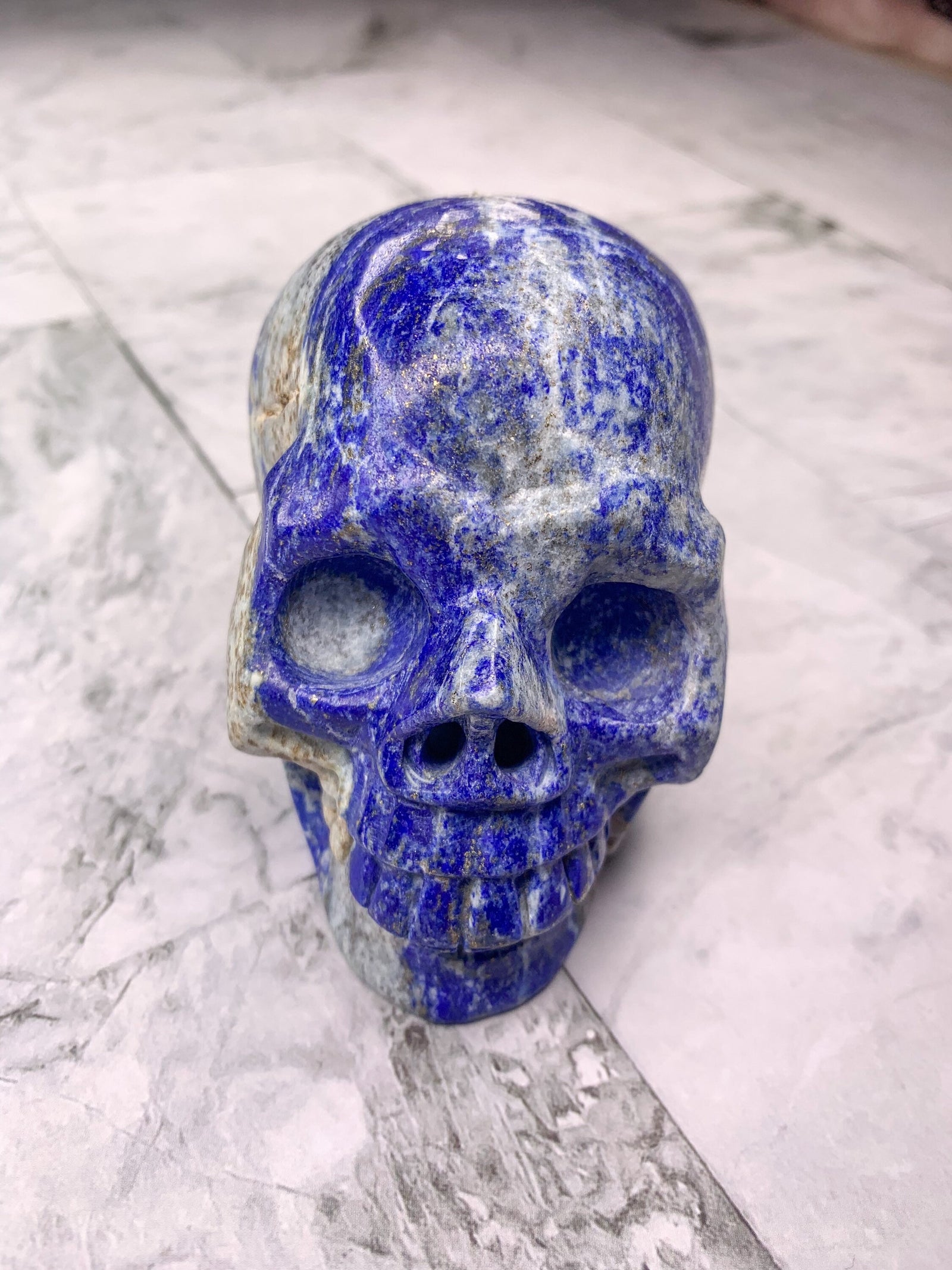 Lapis Lazuli Skull