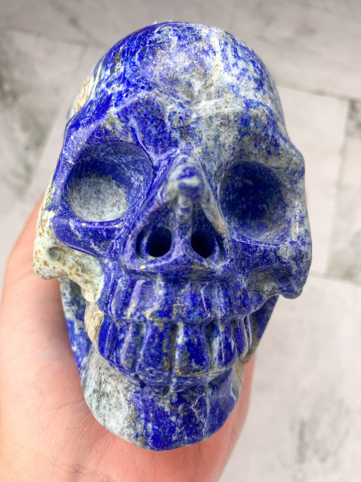 Lapis Lazuli Skull