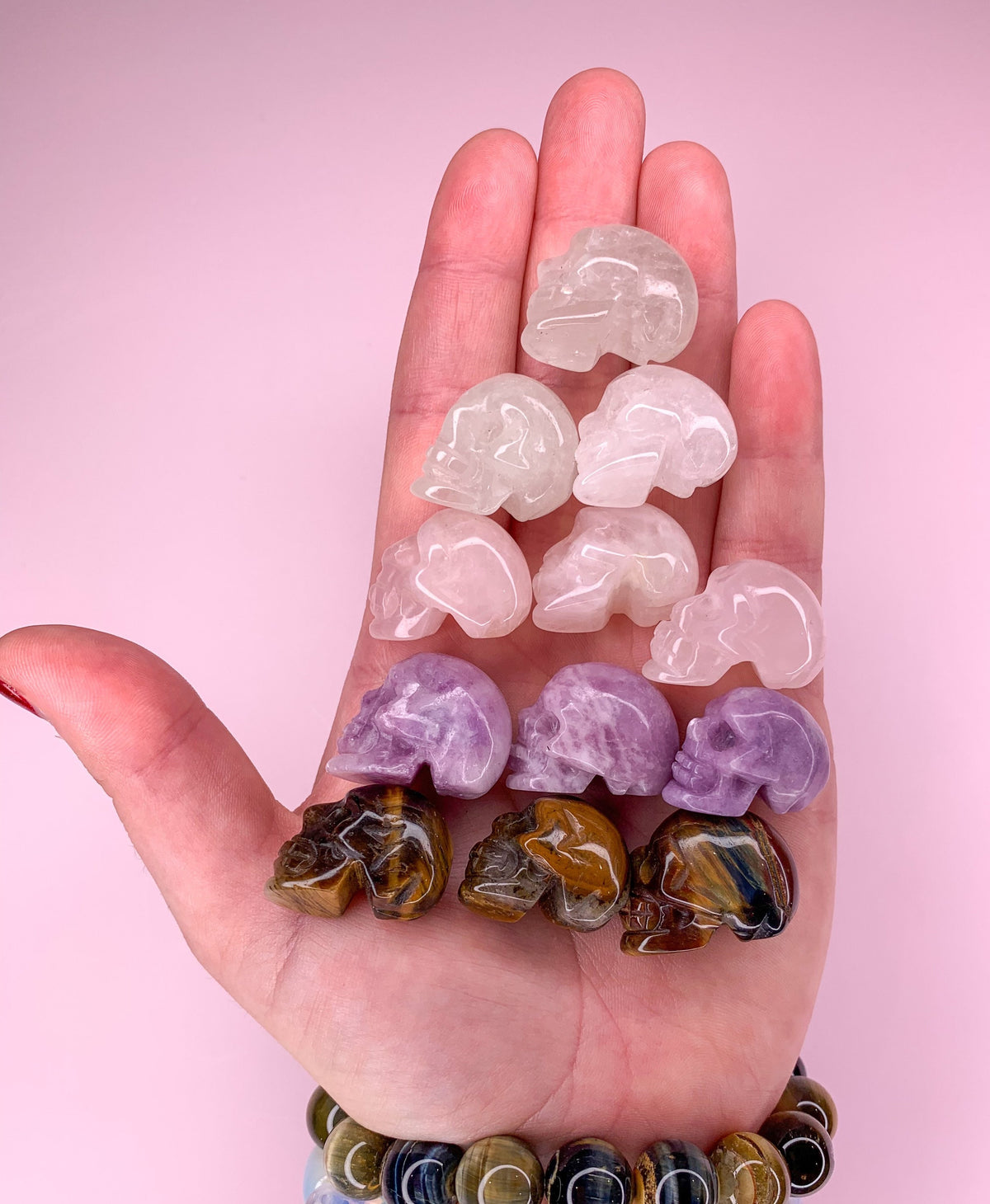 Mini Crystal Skulls | Choose Your Crystal | Spiritual Decor