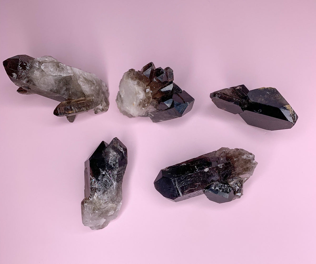Smoky Quartz Cluster