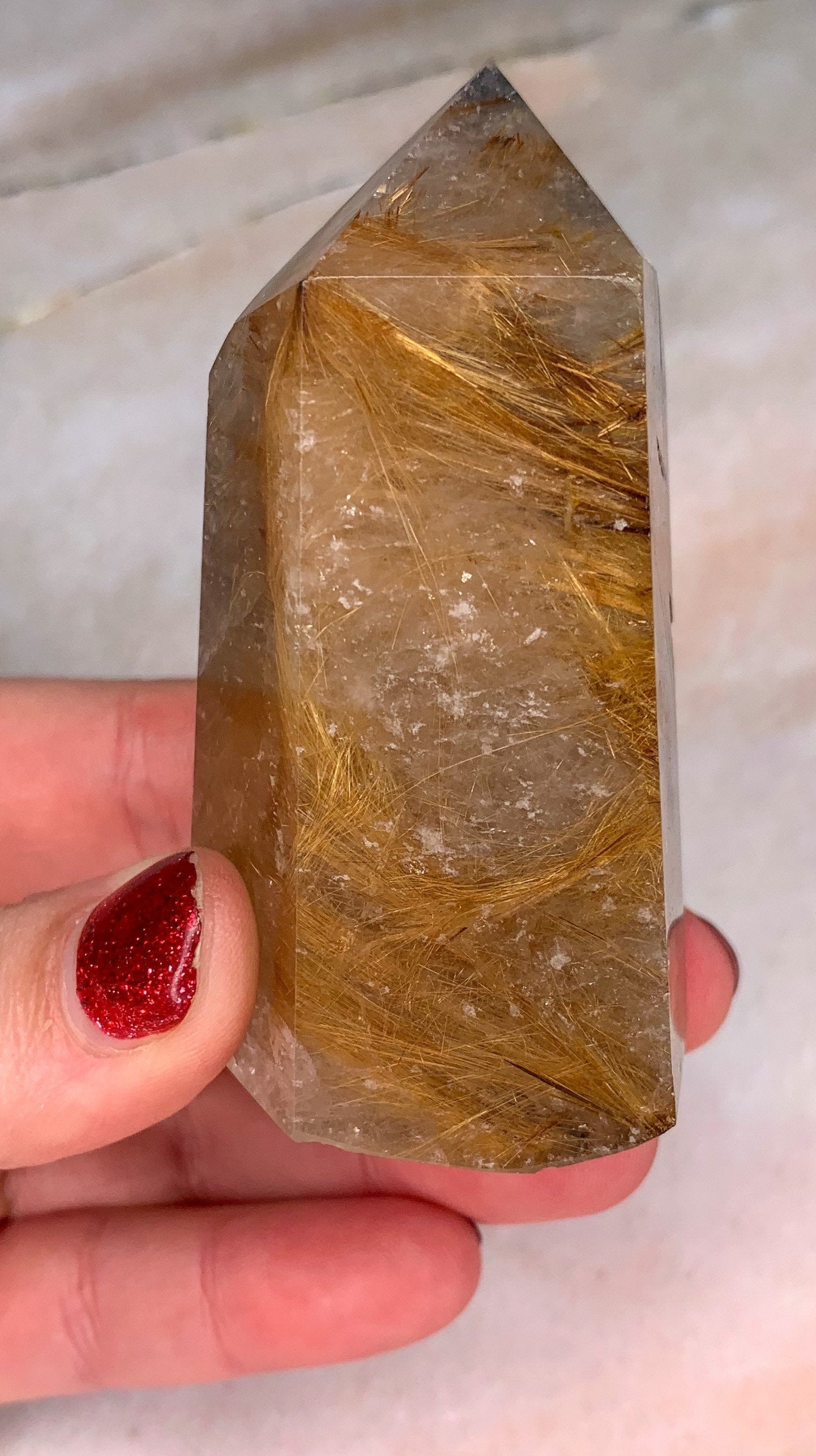 Natural Golden Rutilated Quartz, Golden Rutilated Quartz  Freeform, Golden Rutilated Crystal, Gold Rutile Quartz Crystal Freeform Polished