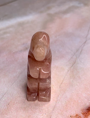 Strawberry Quartz Dinosaur