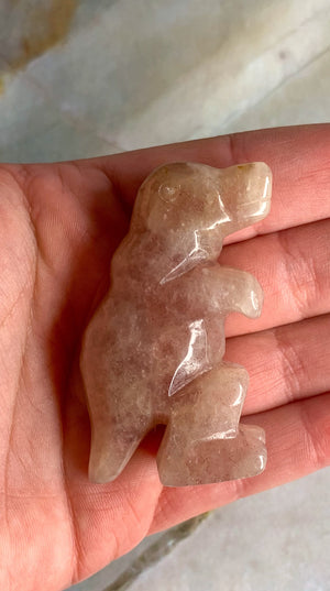 Strawberry Quartz Dinosaur