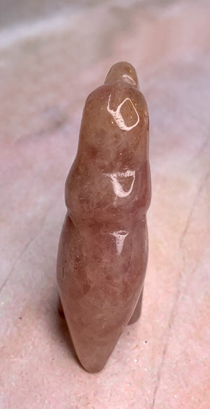 Strawberry Quartz Dinosaur