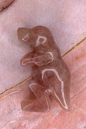 Strawberry Quartz Dinosaur