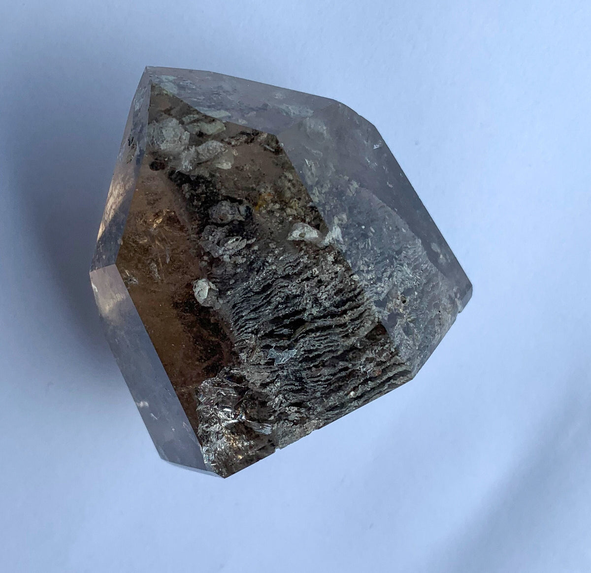 Smoky Quartz with Inclusions Point