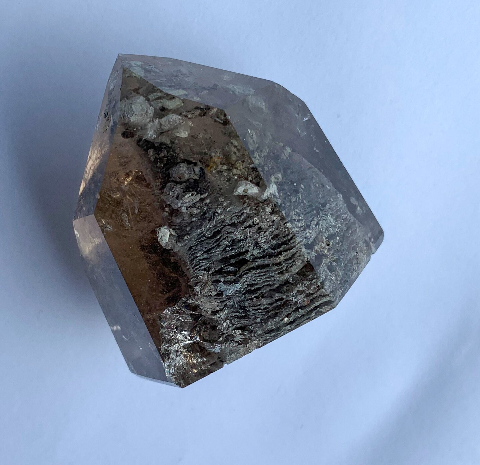 Smoky Quartz with Inclusions Point