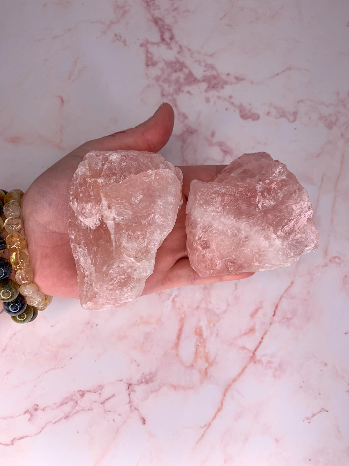 Rose Quartz Chunks