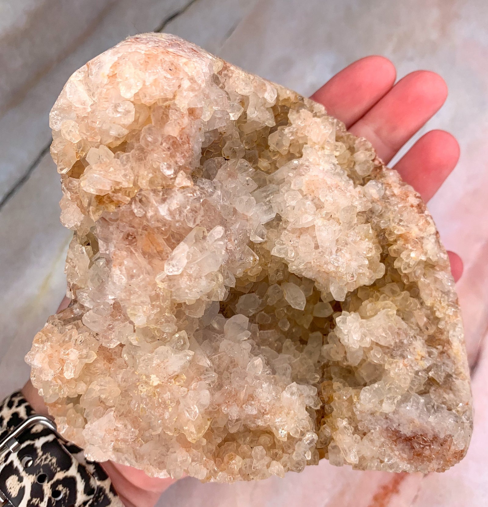 Pink Amethyst Cluster