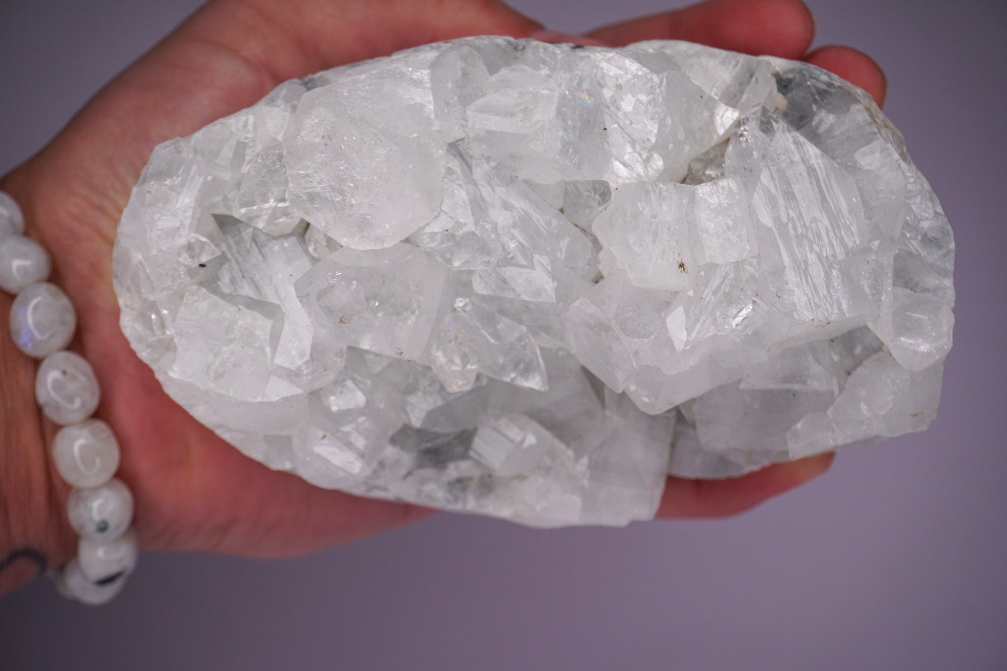 Apophyllite Cluster, Crystal Cluster, White Crystal Cluster, Apophyllite Stone, Healing Crystals, High Vibration Crystals, Spiritual Stone