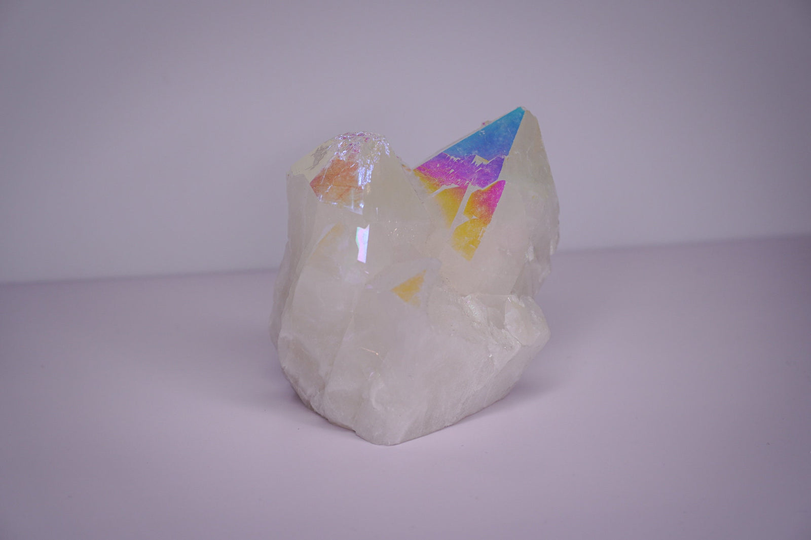 Opal Aura Quartz Point Cluster
