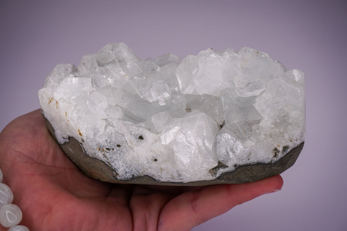 Apophyllite White Crystal Cluster