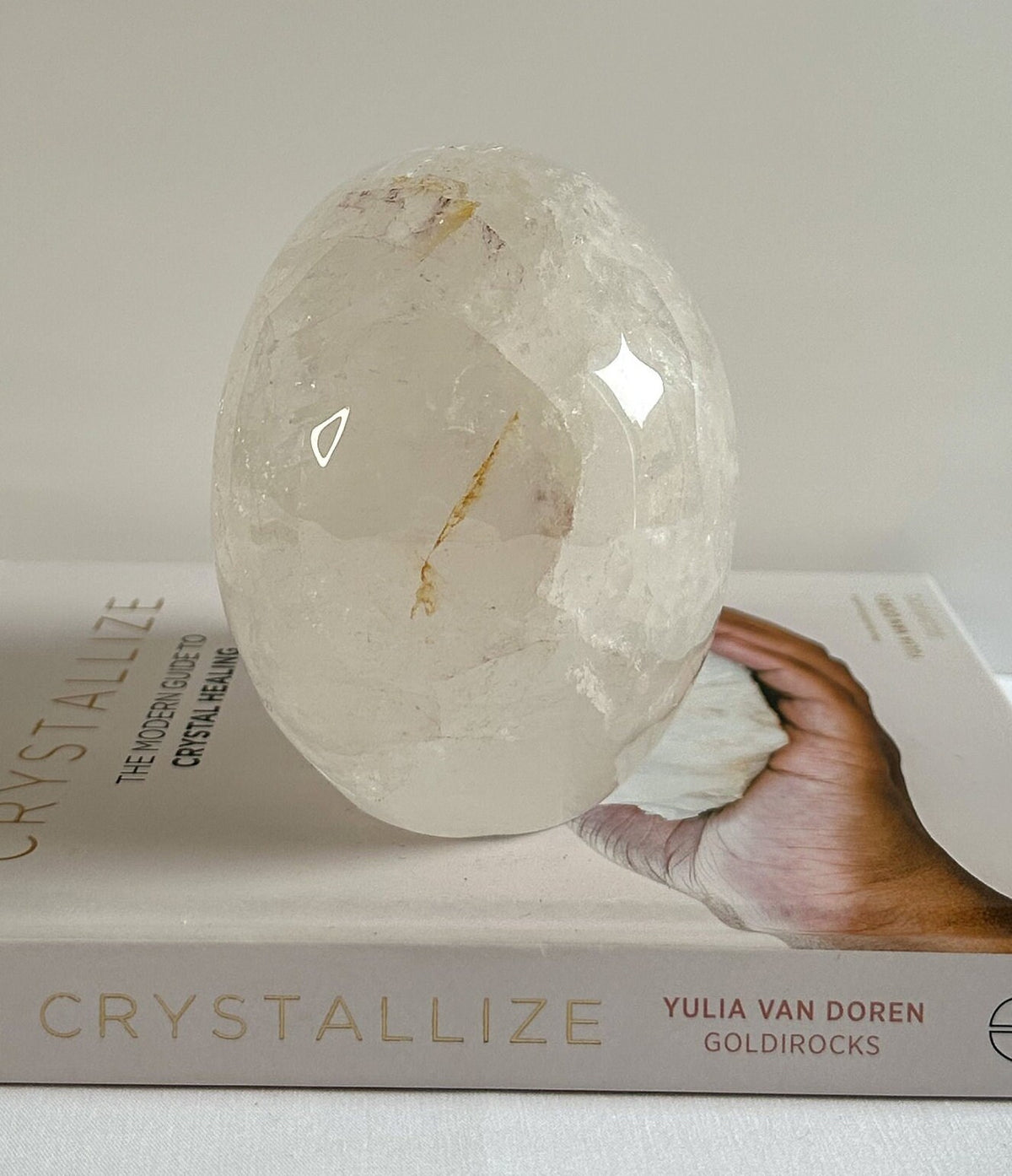 Huge AA Grade Solid Clear Quartz Skull