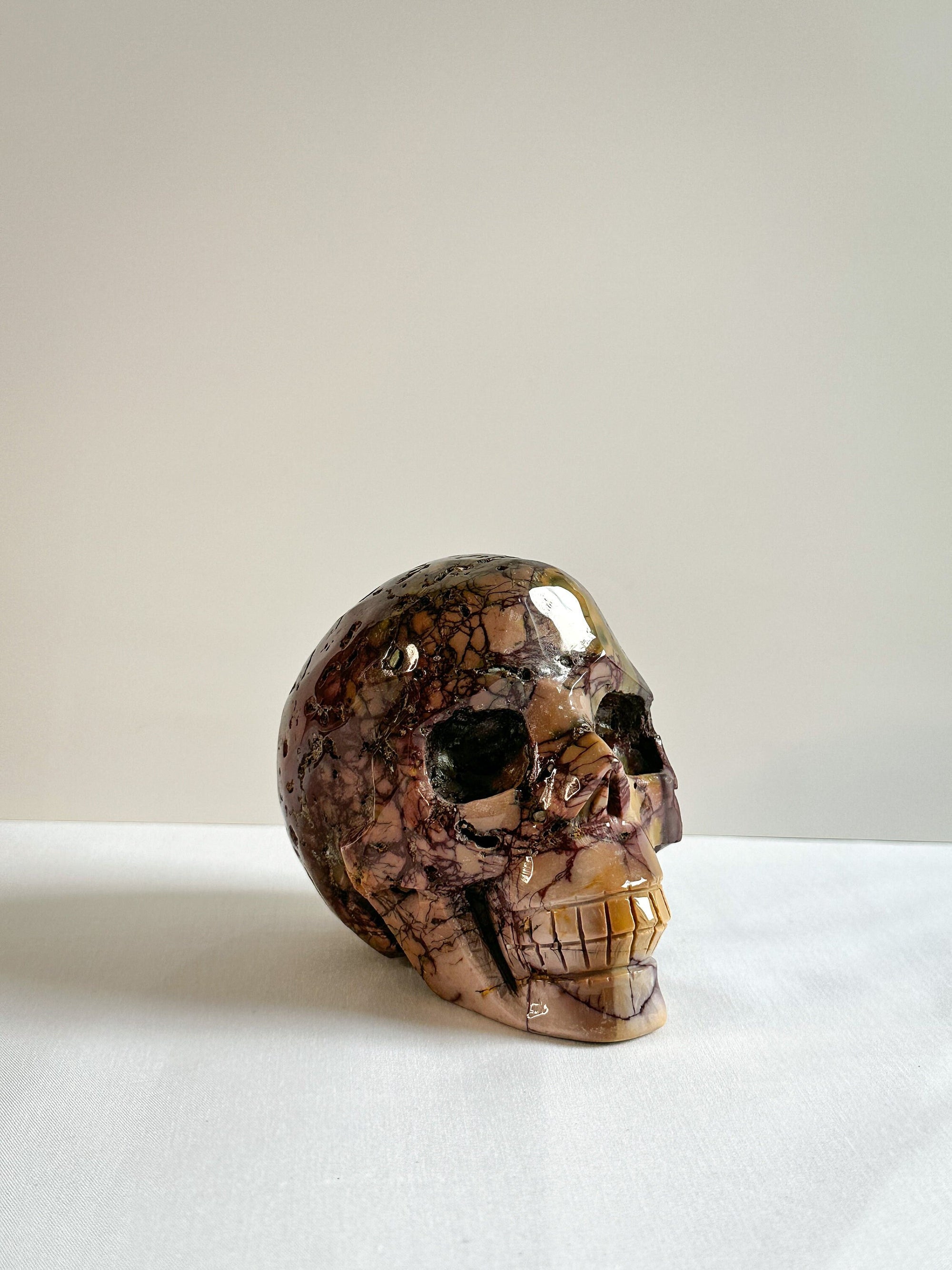 Huge Australian Mookaite Skull