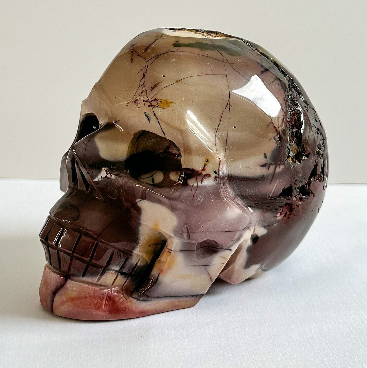 XL Mookaite Skull | Stability & Earth Energy | Statement Crystal