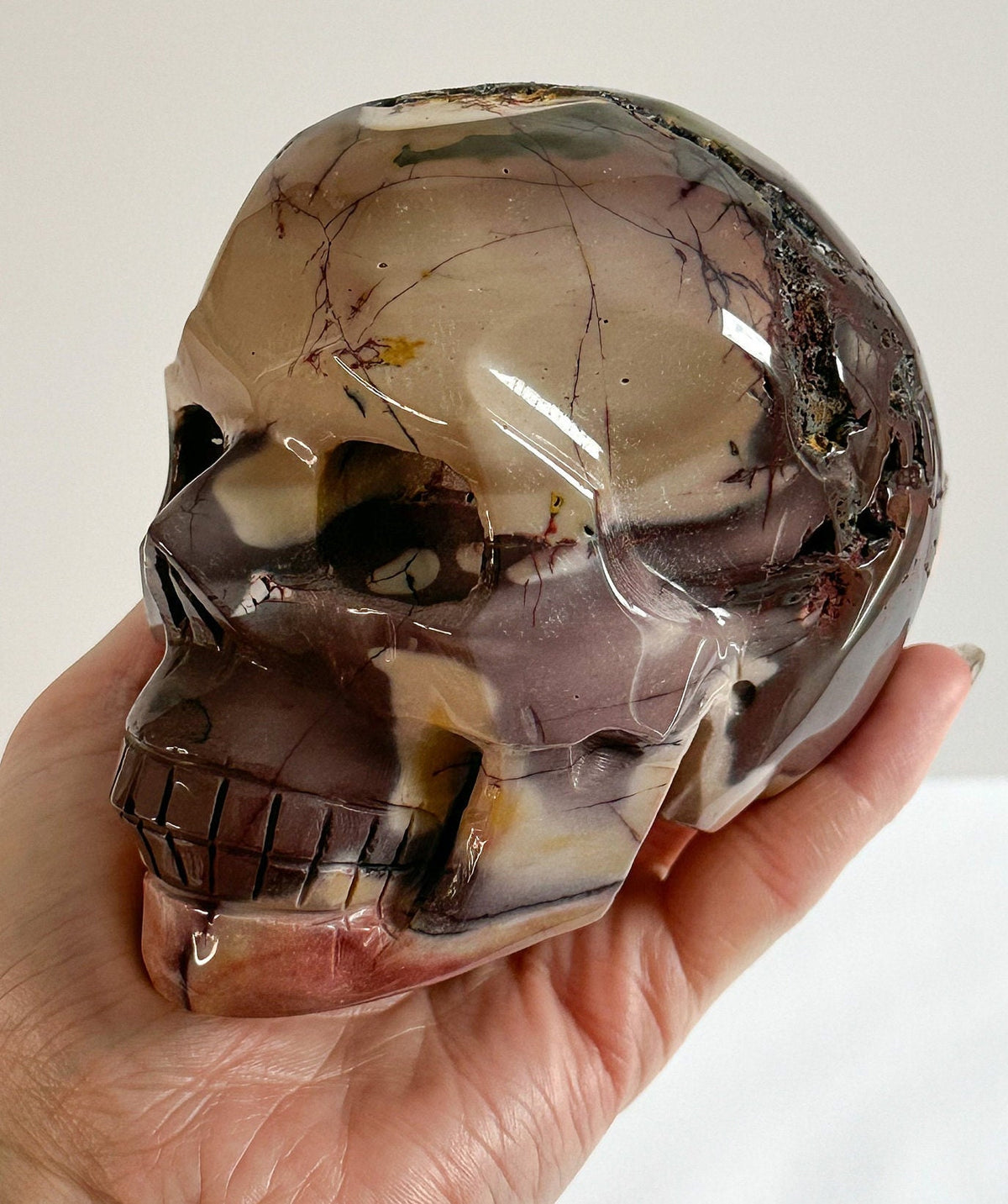 XL Mookaite Skull | Stability & Earth Energy | Statement Crystal