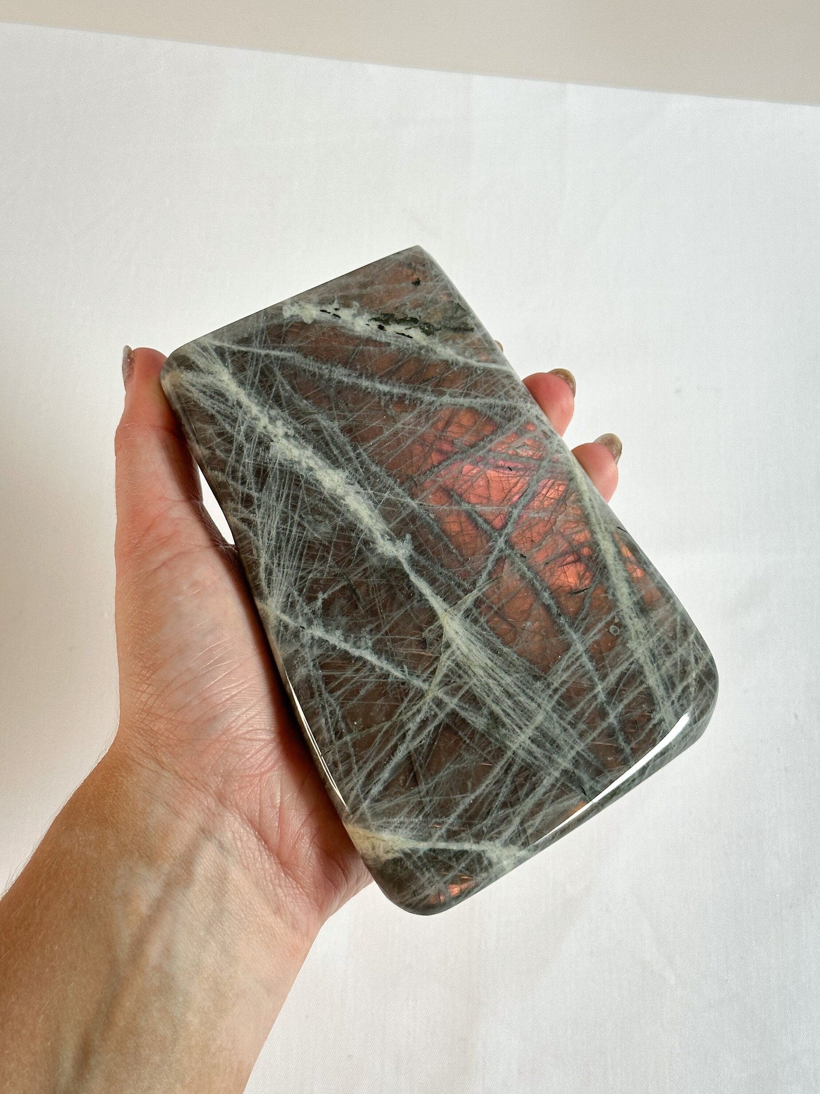 Large Labradorite Freeform, Solid labradorite Freeform, Flashy labradorite, Halloween Crystals, Mined Crystals, AA Grade Crystals