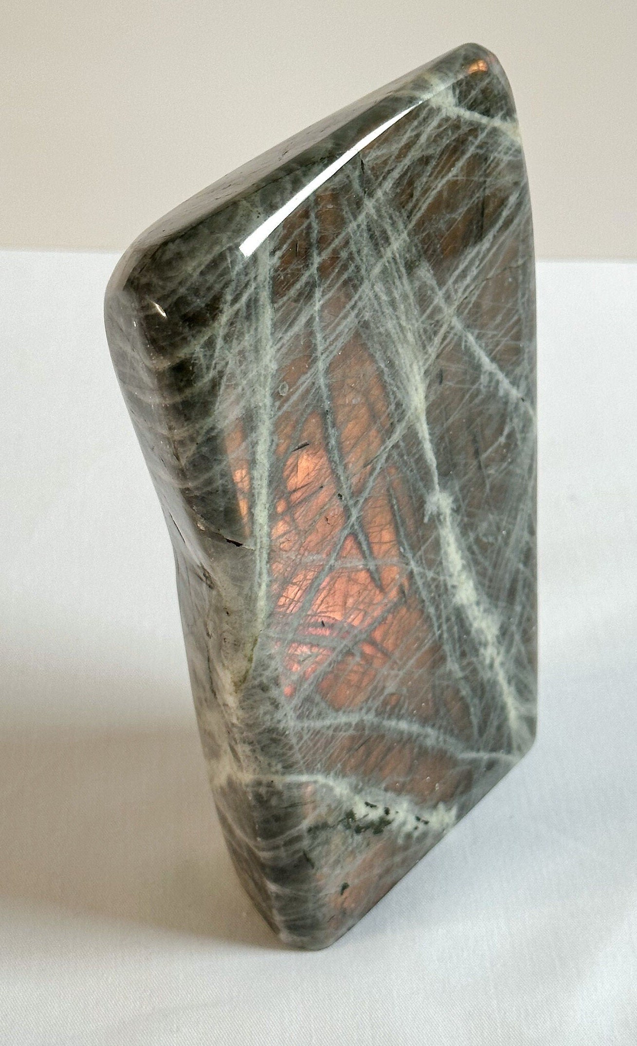 Large Labradorite Freeform, Solid labradorite Freeform, Flashy labradorite, Halloween Crystals, Mined Crystals, AA Grade Crystals