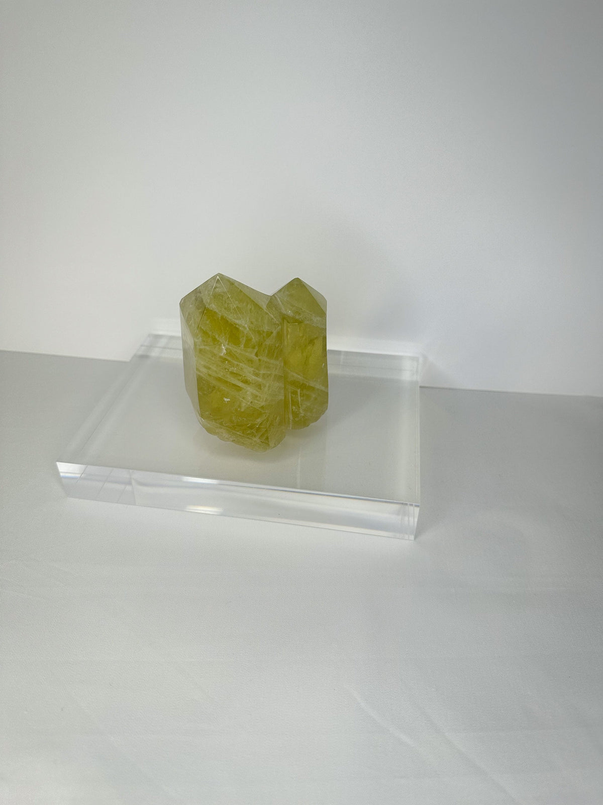 Natural Double Point Citrine with Polished Points