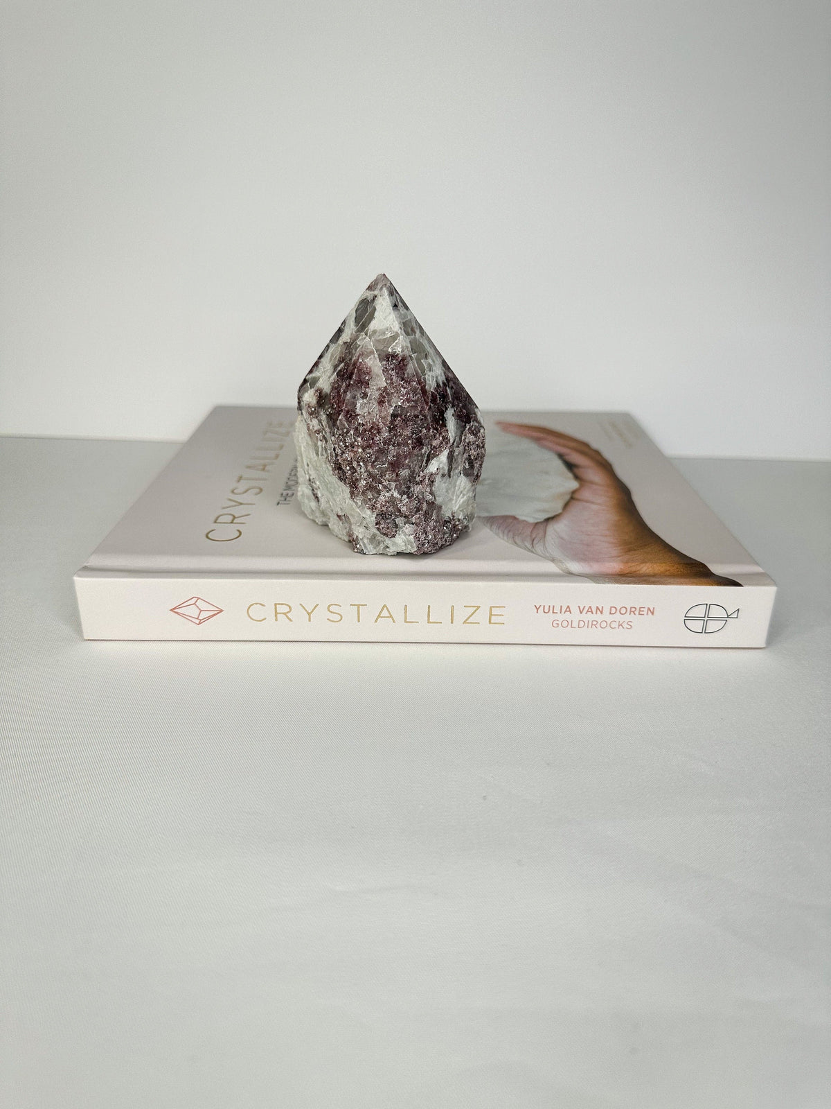 Lepidolite Base Cut Crystal Point, High Quality Lepidolite Purple, Mica Crystal, Pink Tourmaline, Purple Decor, AA Grade Crystal