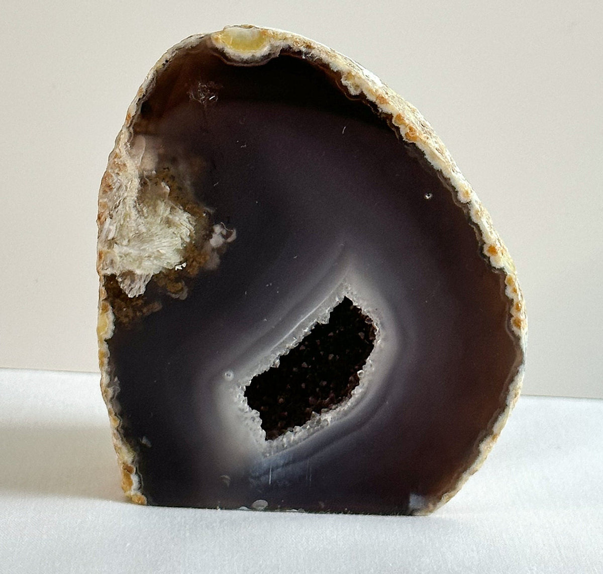 Agate Geode Freeform Basecut Natural Agate