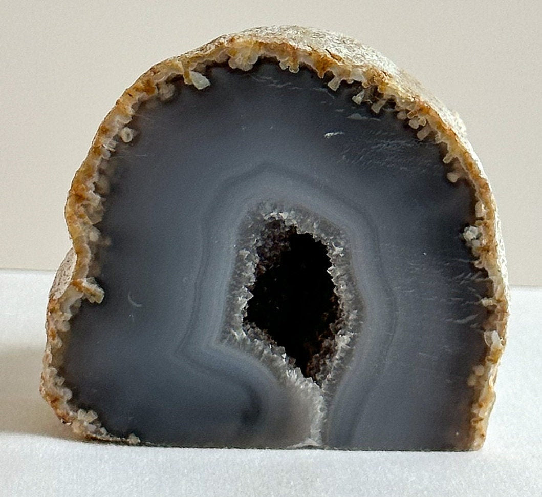 Agate Geode Natural Basecut,  Freeform Basecut, Mined Crystals