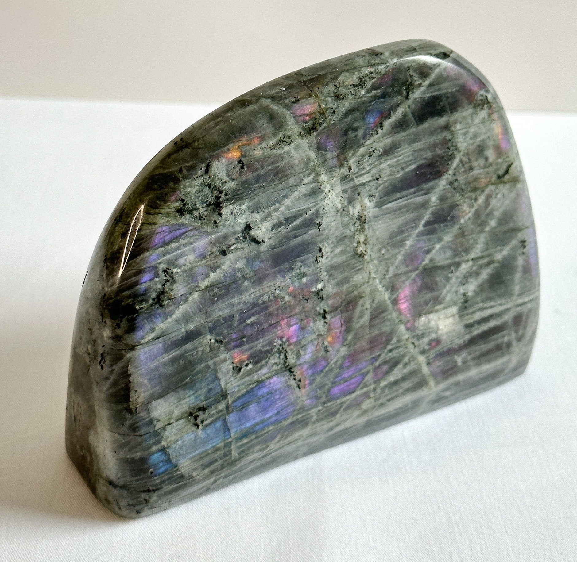 Large Labradorite Freeform, Solid labradorite Freeform, Flashy labradorite, Halloween Crystals, Mined Crystals, AA Grade Crystals