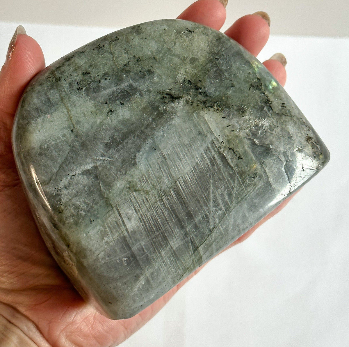 Large Flashy  Freeform Solid Labradorite
