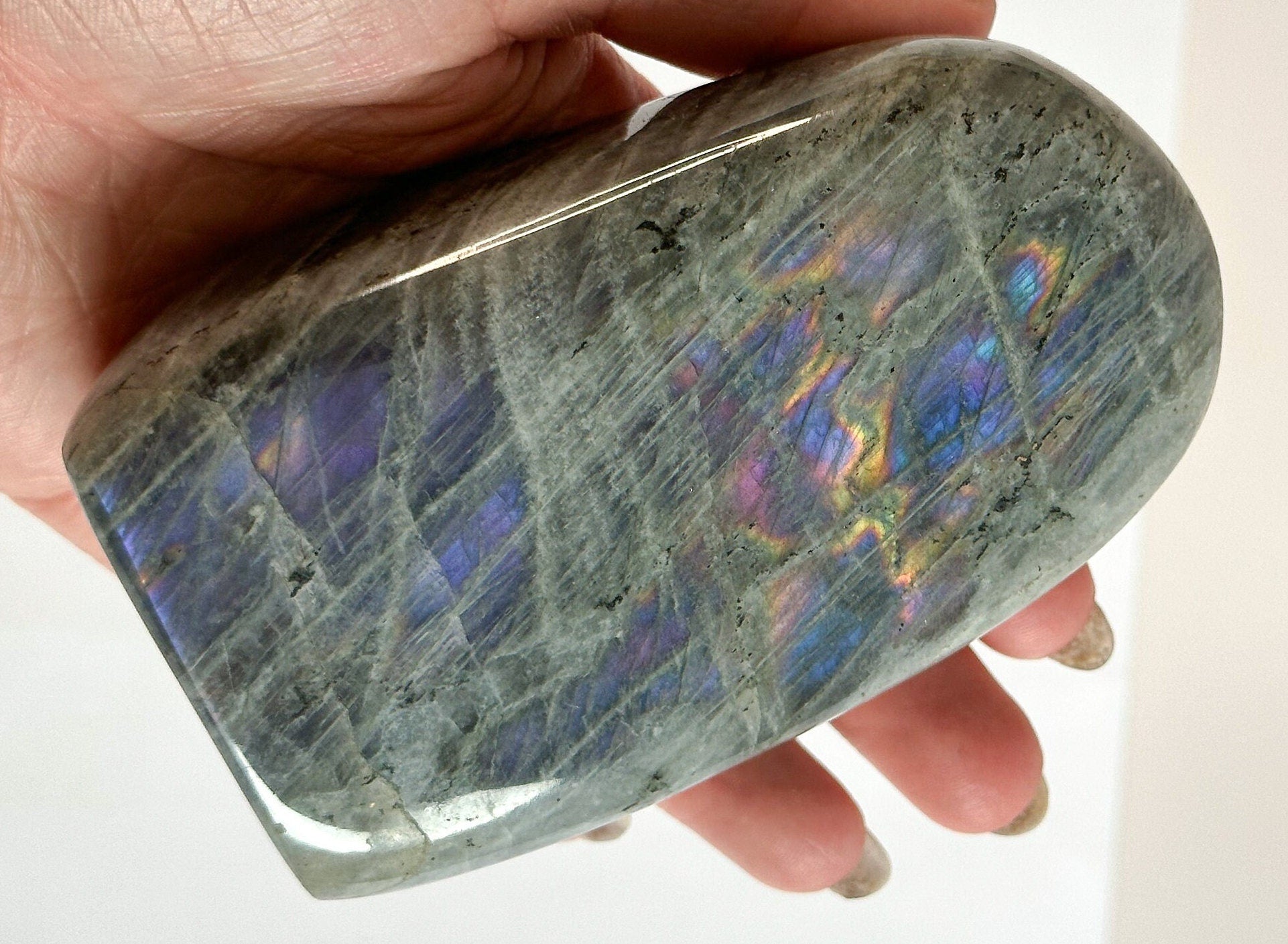 Large Labradorite Freeform, Solid labradorite Freeform, Flashy labradorite, Halloween Crystals, Mined Crystals, AA Grade Crystals