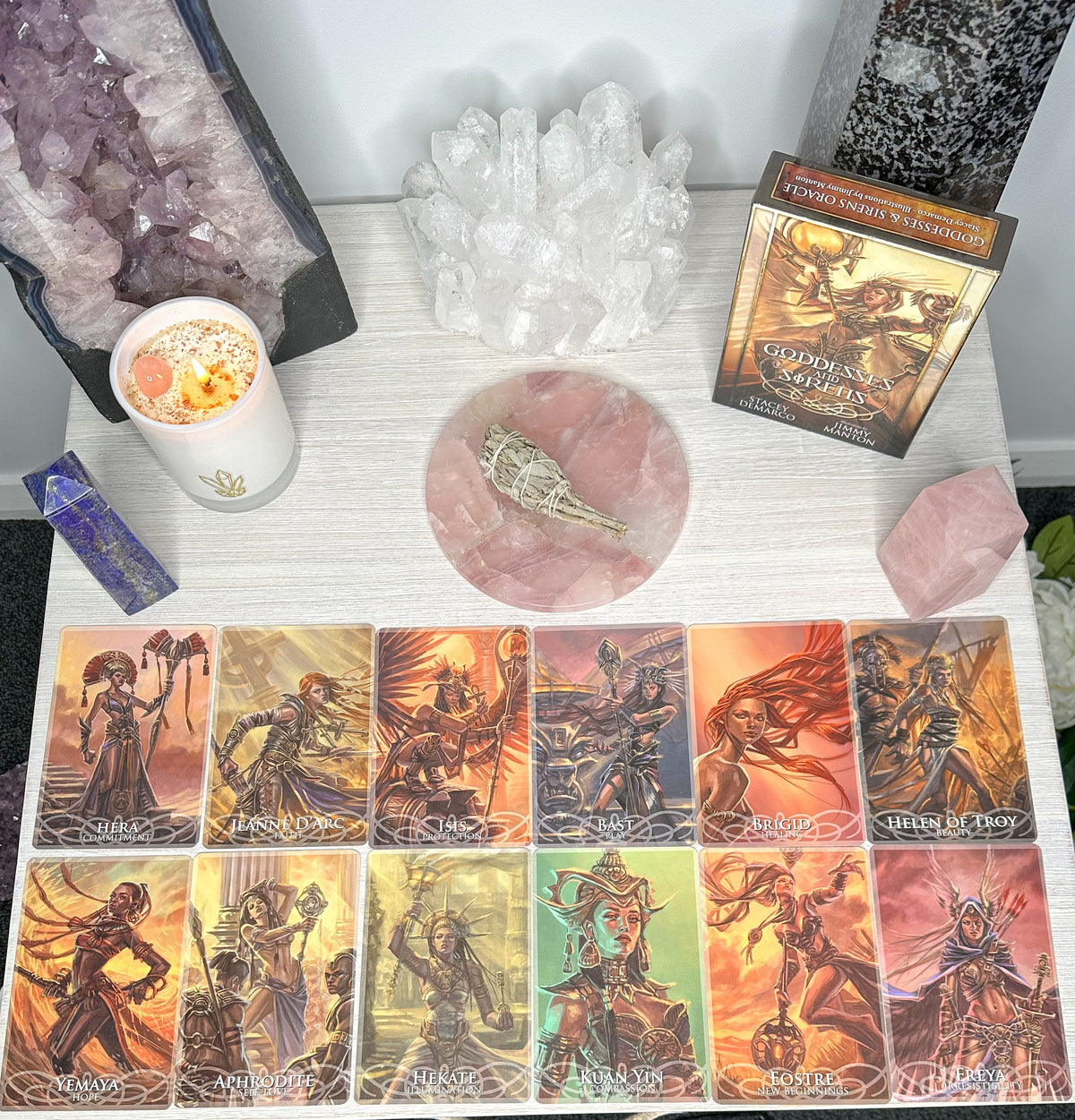 Intuitive Oracle Reading with Goddess and Sirens Deck