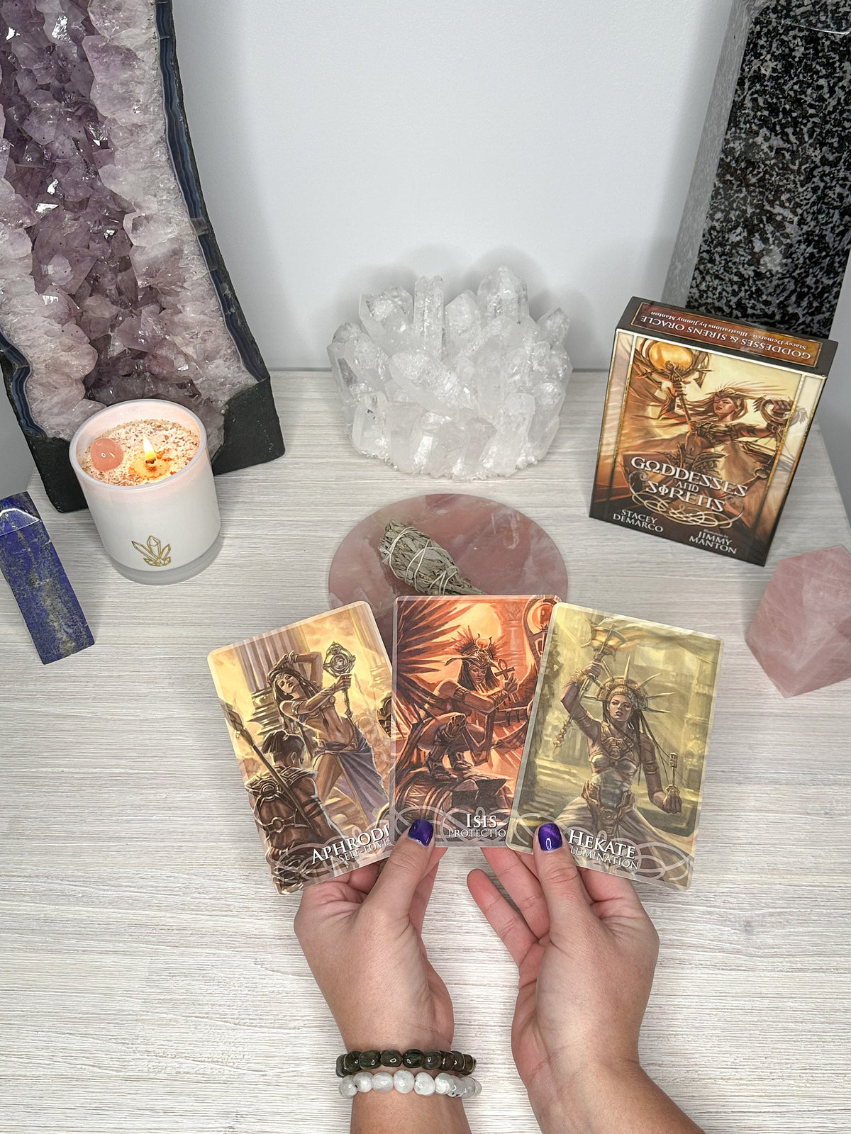 Intuitive Oracle Reading with Goddess and Sirens Deck