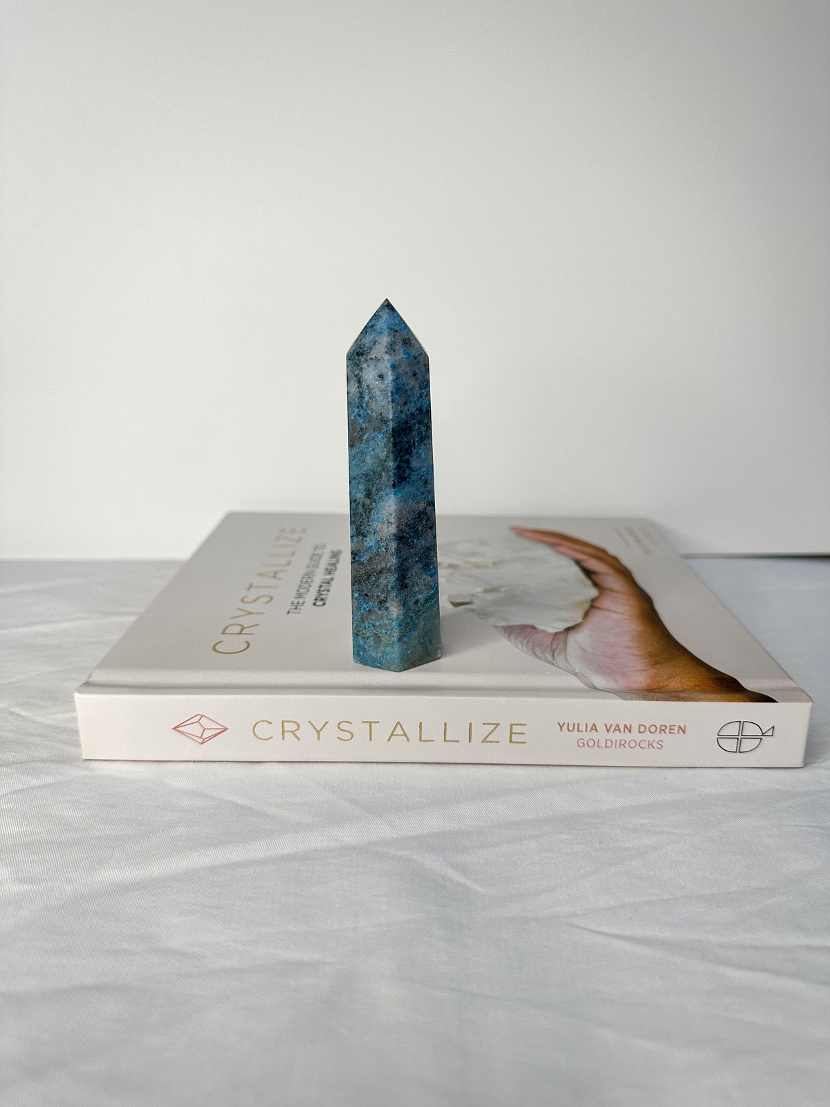 Trolleite Point, Trolleite Generator, Trolleite, Blue Tourmaline Crystal, Trolleite Tower, Blue Crystal
