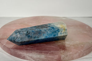 Blue Tourmaline Crystal Trolleite Point Tower
