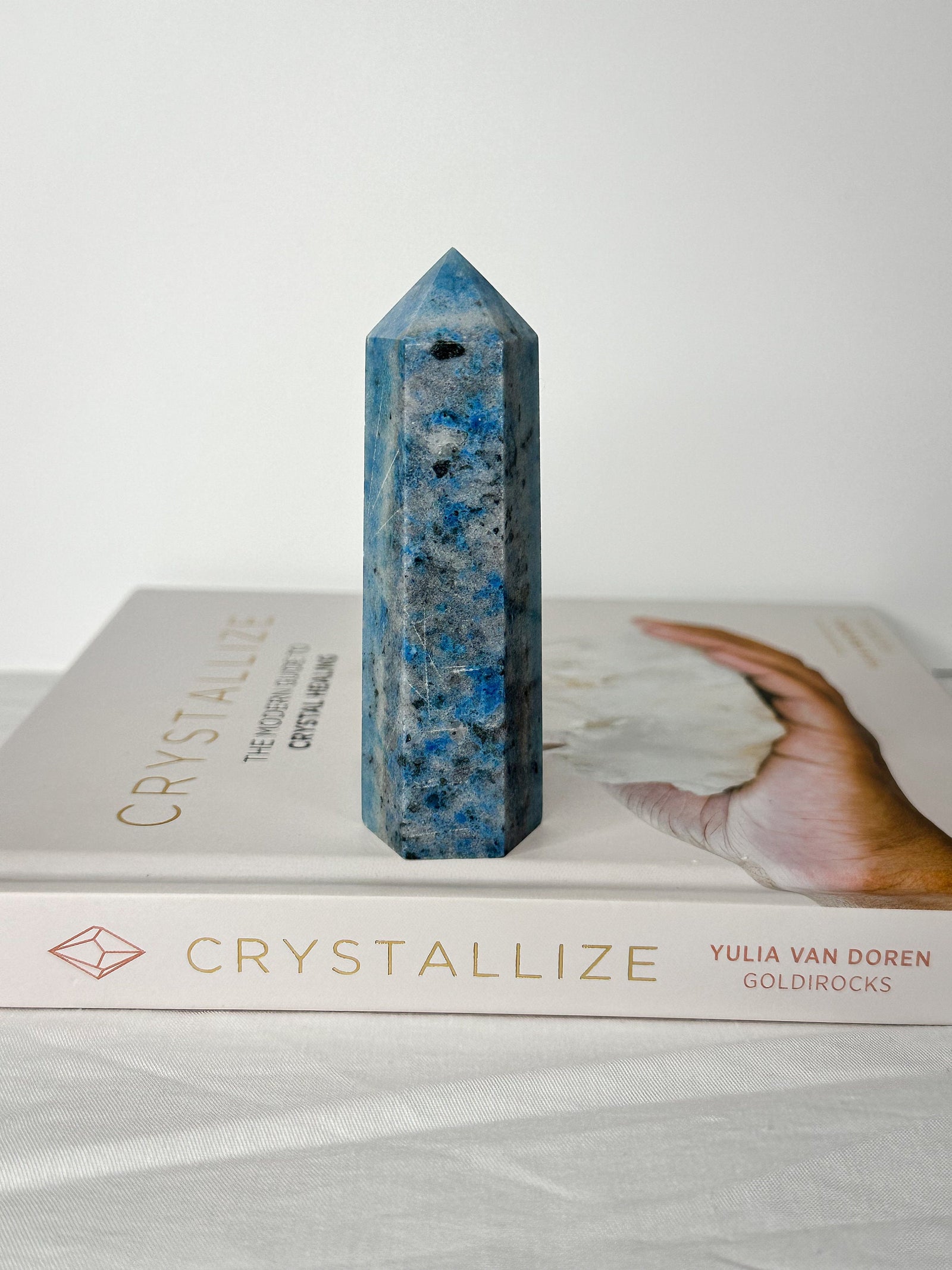 Trolleite Point, Trolleite Generator, Trolleite, Blue Tourmaline Crystal, Trolleite Tower, Blue Crystal